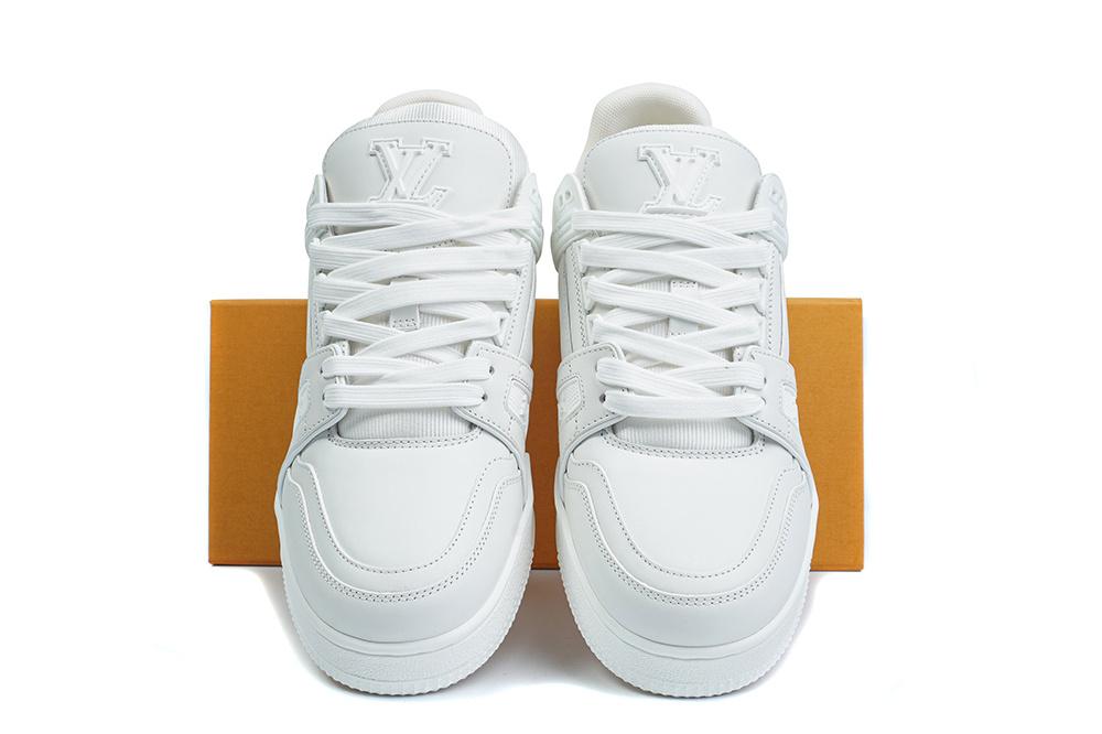 PK god Louis Vuitton LV Trainer White retail materials ready to ship